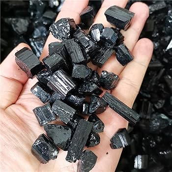 ブラックトルマリン　パワーストーン 原石 置物 ブラックトルマリン 原石 置物 497.5g 台座付き | パワーストーン通販